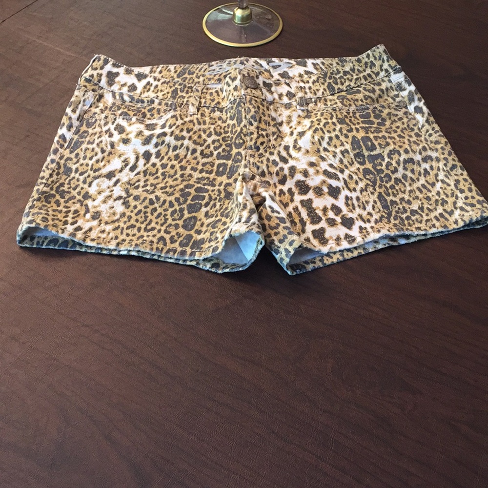 Leopard shorts, brand seven7, top not included